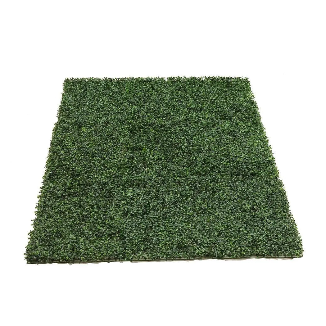 10x Artificial Boxwood Hedge Fake Vertical Garden Green Wall Mat Fence Outdoor Deals499
