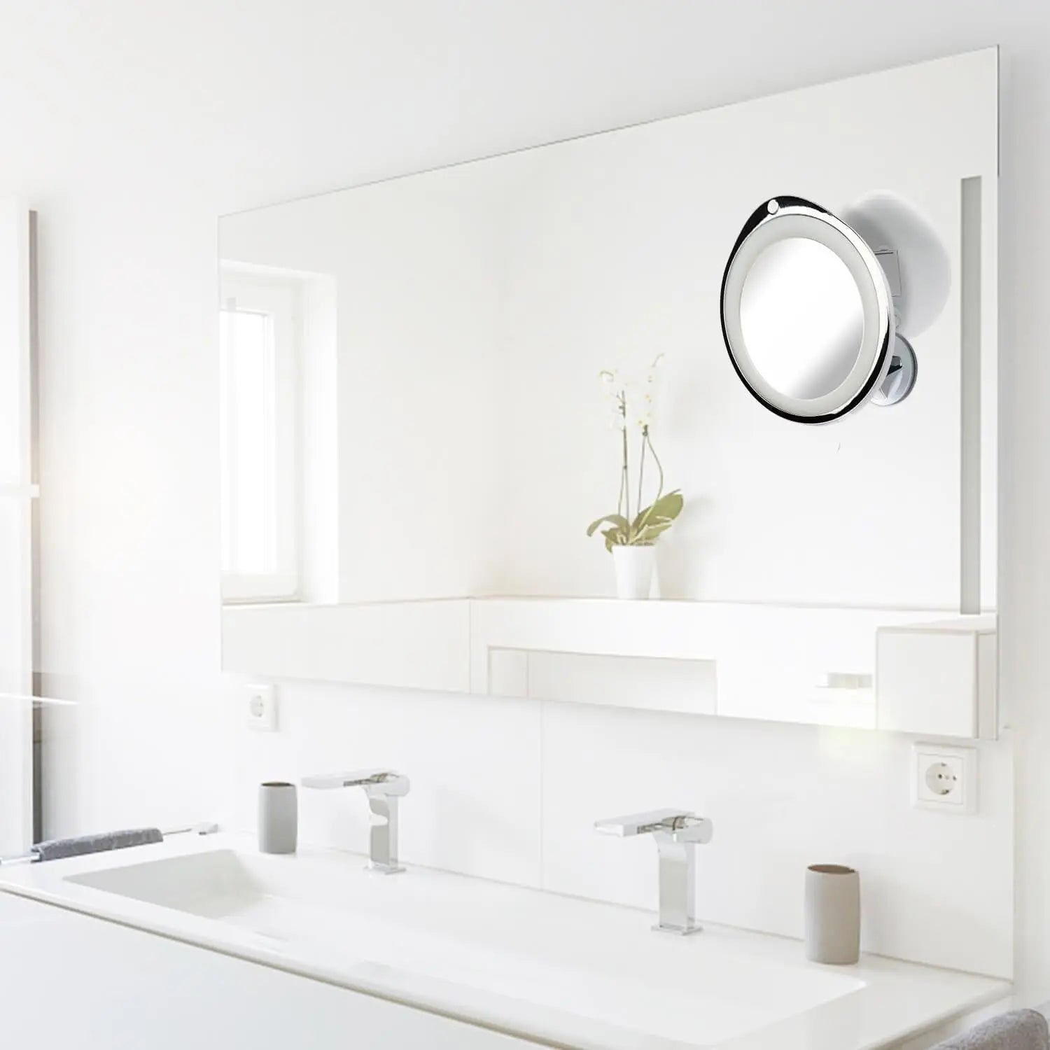 10x Magnifying Makeup Vanity Cosmetic Beauty Bathroom Mirror with LED Light Deals499