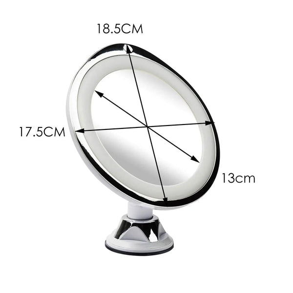 10x Magnifying Makeup Vanity Cosmetic Beauty Bathroom Mirror with LED Light Deals499