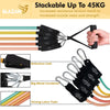 11pcs Resistance Bands Set, Strengthening Your Whole Body Deals499