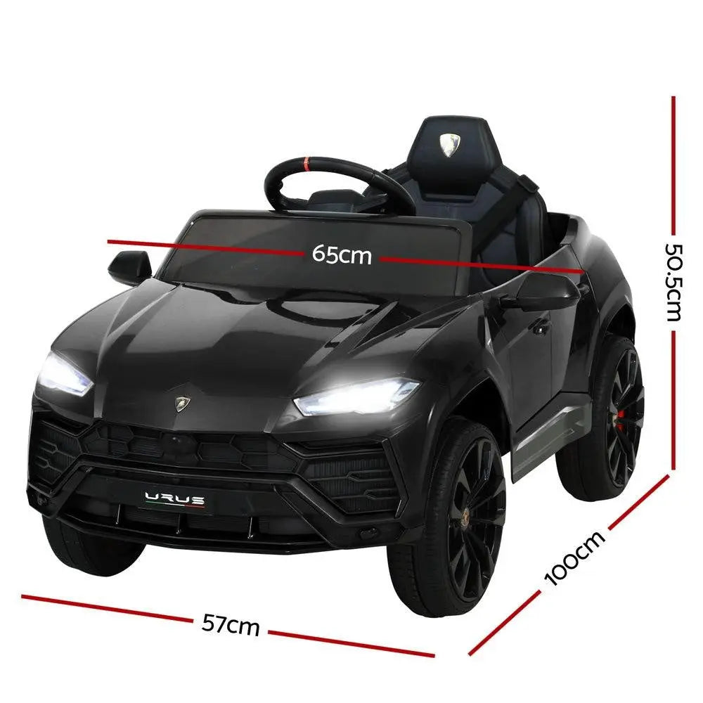 12V Electric Kids Ride On Toy Car Licensed Lamborghini URUS Remote Control Black Deals499