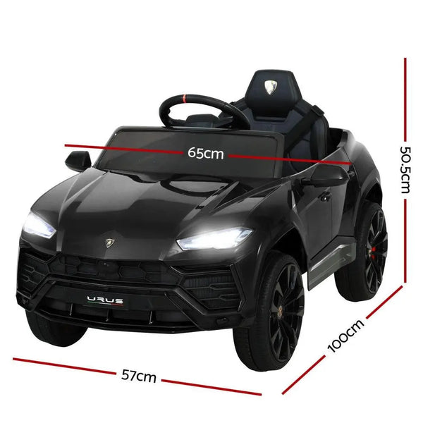 12V Electric Kids Ride On Toy Car Licensed Lamborghini URUS Remote Control Black Deals499