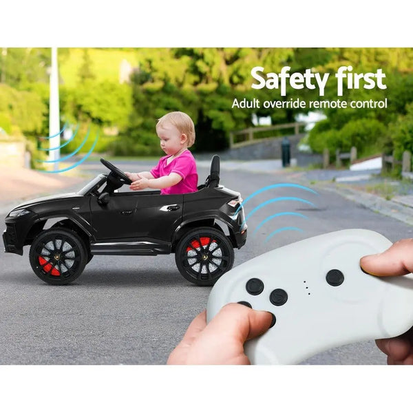 12V Electric Kids Ride On Toy Car Licensed Lamborghini URUS Remote Control Black Deals499
