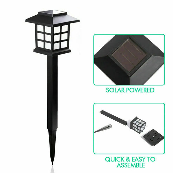 12x LED Solar Power Garden Landscape Path Lawn Lights Yard Lamp Outdoor Lighting Deals499