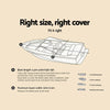 14 - 16 foot Waterproof Boat Cover - Grey Deals499