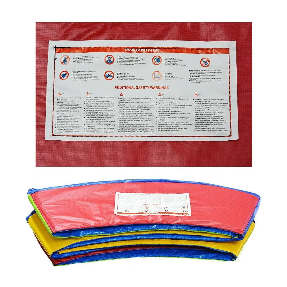 16 FT Kids Trampoline Pad Replacement Mat Reinforced Outdoor Round Spring Cover Deals499