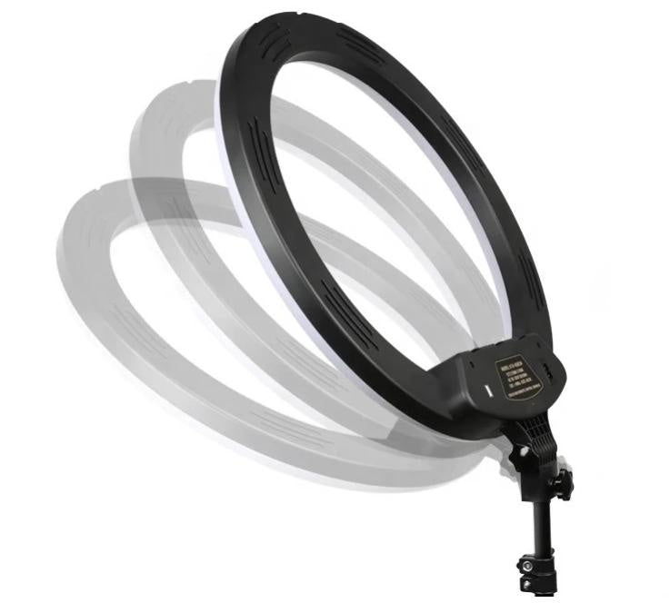 18 Inch LED Ring Light Photography Dimmable With Tripod and 3 Phone holders Deals499