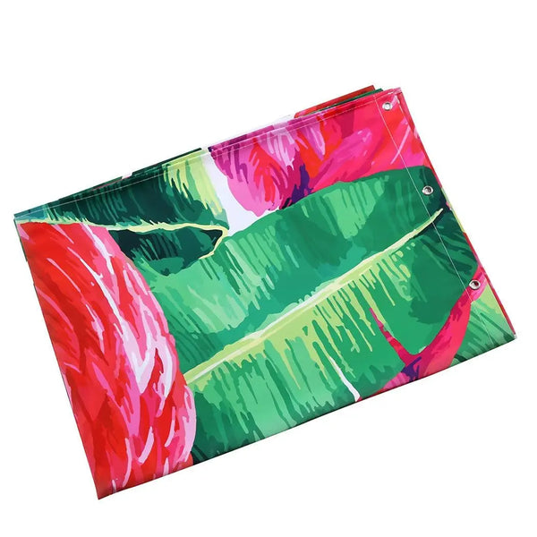 180x200cm Flamingo Print Waterproof Bathroom Shower Crutain with 12 Hooks Deals499
