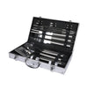 18Pcs Stainless Steel BBQ Tool Set Outdoor Barbecue Utensil Aluminium Grill Cook Deals499