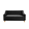 Couch High Stretch Sofa Lounge Cover Protector Recliner Slipcover 2 Seater Black Deals499