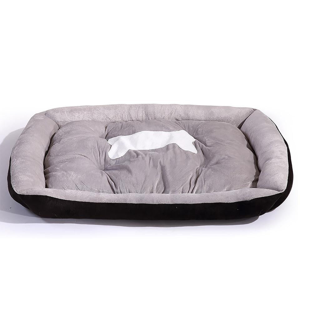 PaWz Pet Bed Dog Beds Bedding Mattress Mat Cushion Soft Pad Pads Mats L Black Deals499