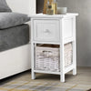2 PCS Artiss Bedside Table - White Deals499