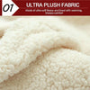 2 Pcs DreamZ Plush Fleece Sherpa Hoodie Sweatshirt Huggle Blanket Pajamas Red DreamZ