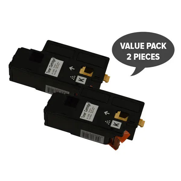 2 x 1350 Black Generic Toner Cartridge DELL