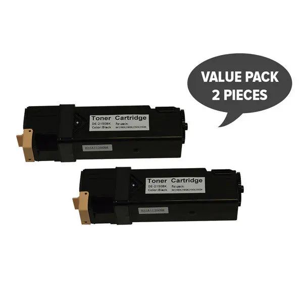 2 x 2150 Premium Generic Black Toner DELL