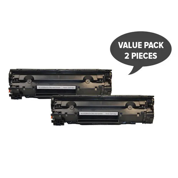 2 x CE285A #85A Cart325 Black Generic Toner HP