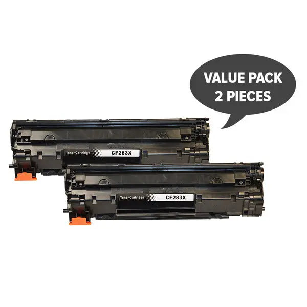 2 x CF283X Premium Generic Toner HP