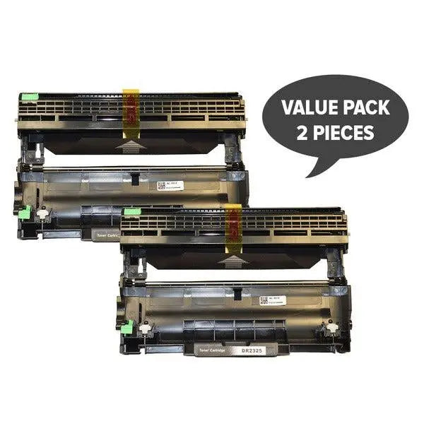 2 x DR-2325 Premium Generic Drum Unit BROTHER