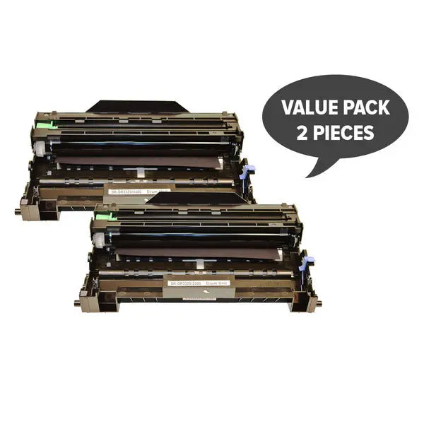 2 x DR-3325 Premium Generic Drum Unit BROTHER