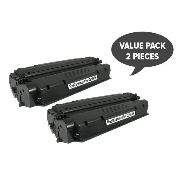 2 x Q2613X HP #13X/C7115X Premium Generic Toner HP