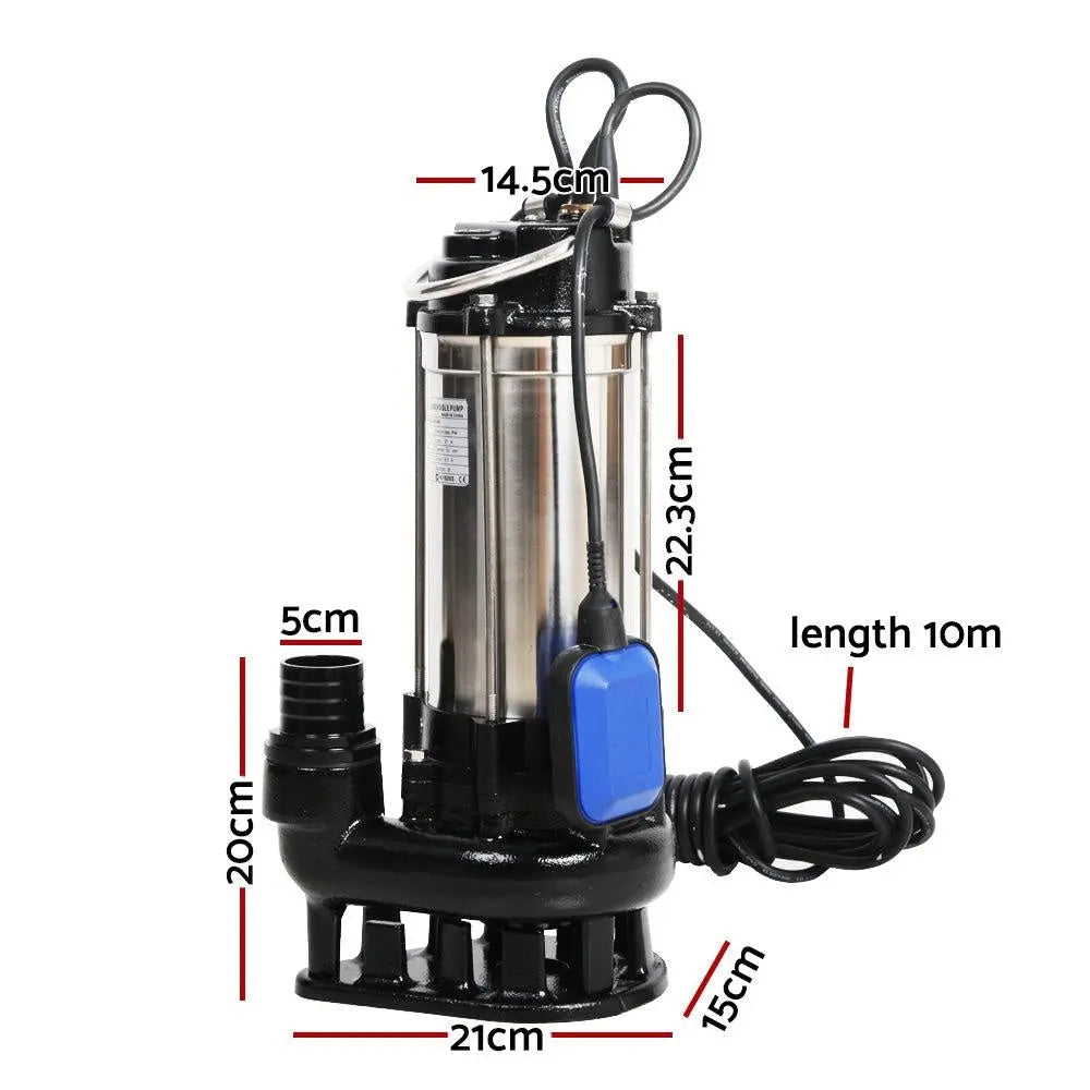 2.7HP Submersible Dirty Water Pump Deals499