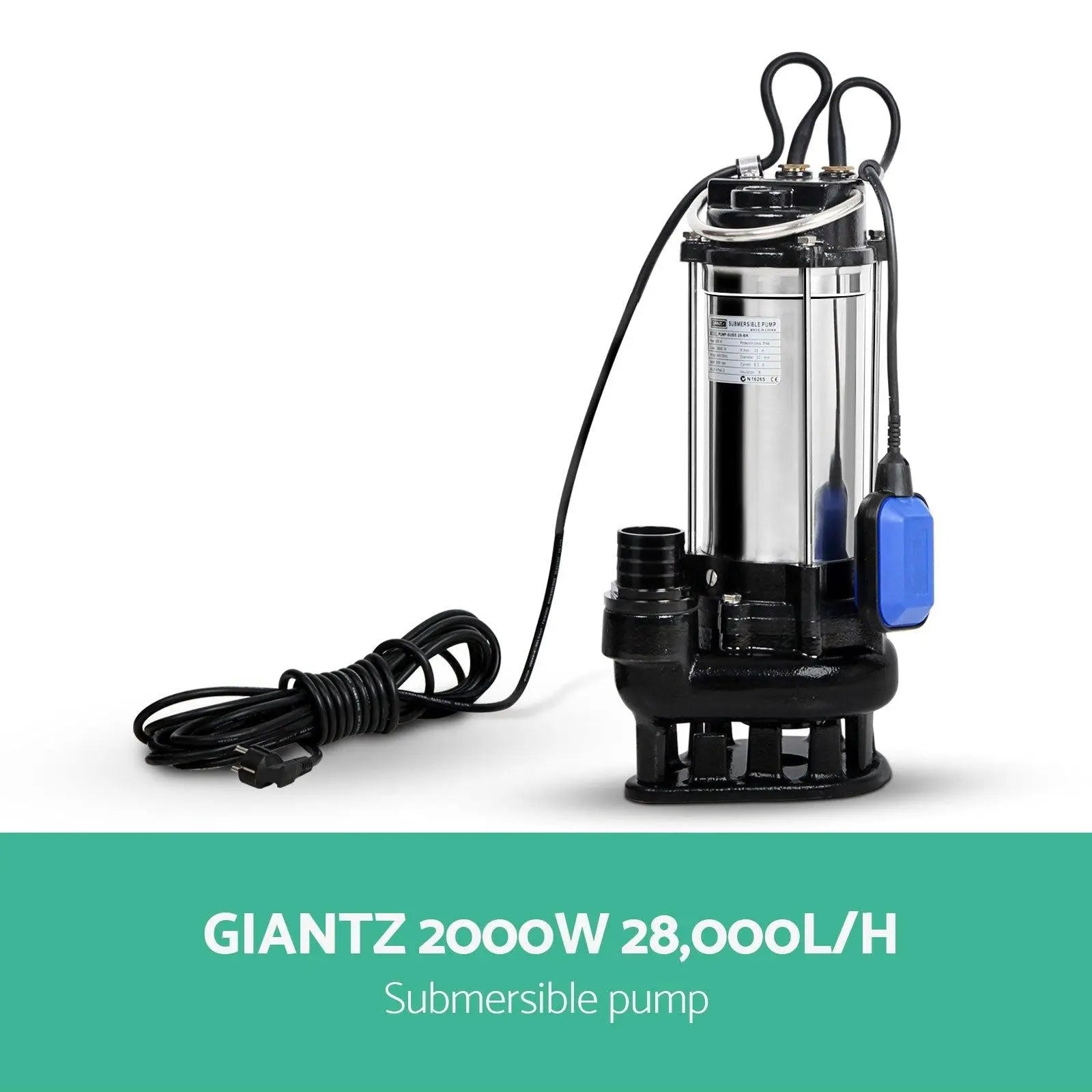 2.7HP Submersible Dirty Water Pump Deals499