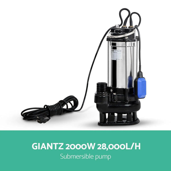 2.7HP Submersible Dirty Water Pump Deals499