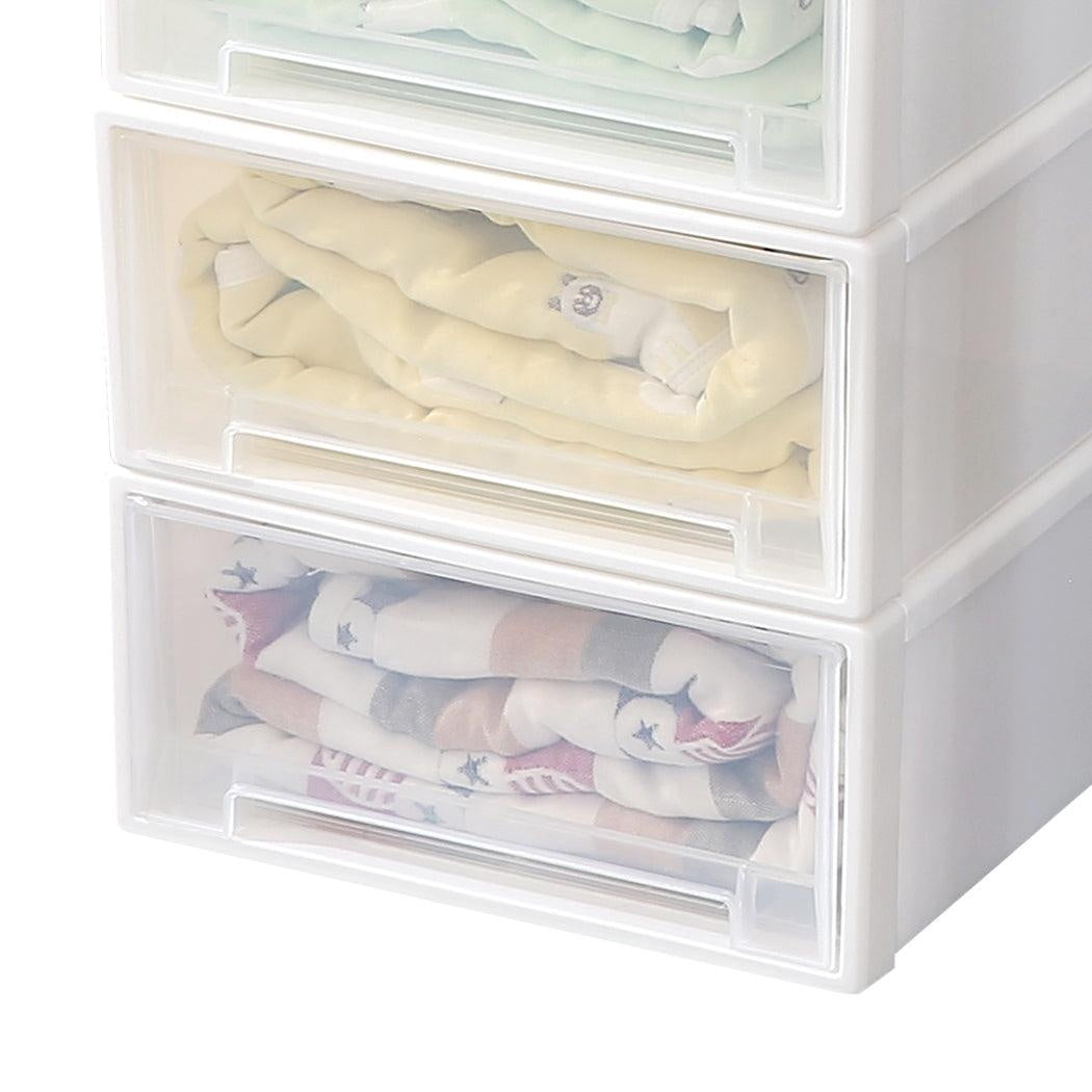 Storage Drawers Set Cabinet Tool Organiser Box Drawer Plastic Stackable S Deals499