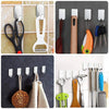 23 Pieces Stainless Steel Waterproof Self Adhesive Dual Wall Hooks for Bathroom, Bedroom and Kitchen Deals499