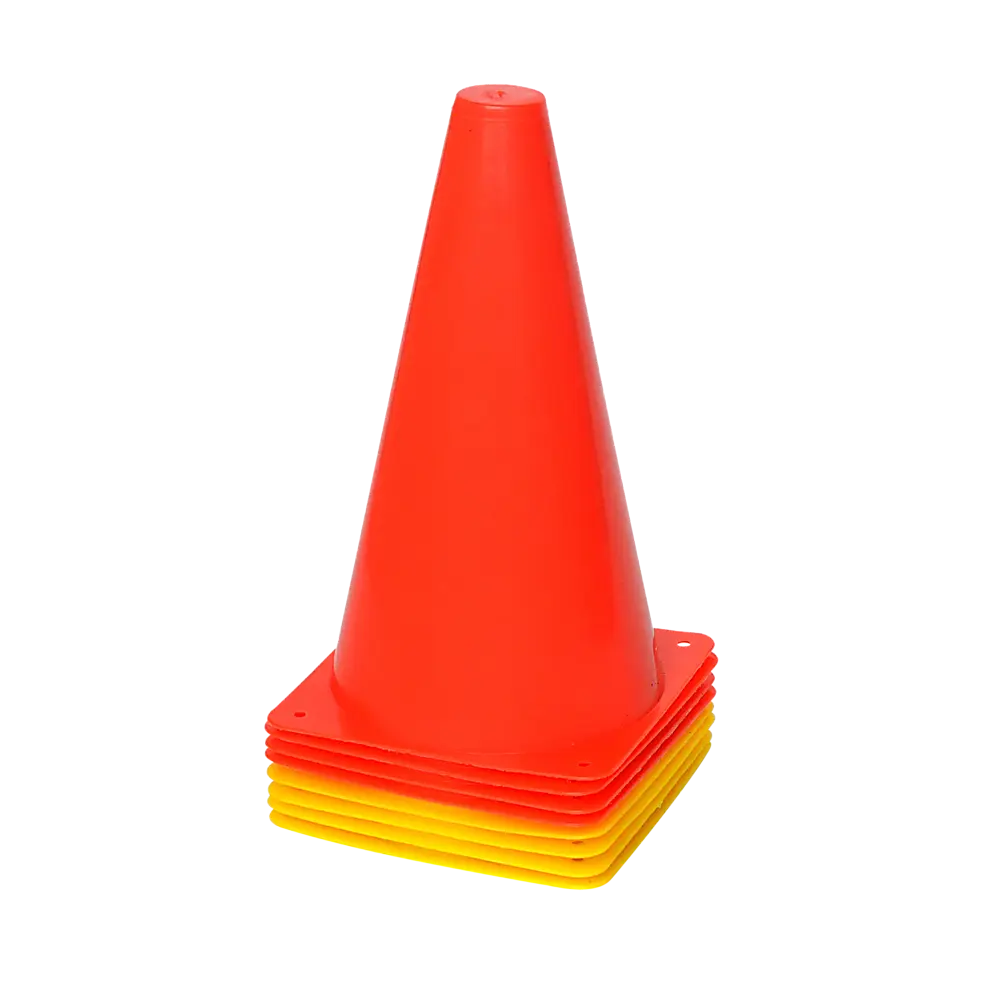 230mm Training Cones Set Witches Hat Football Soccer Rugby Traffic Deals499