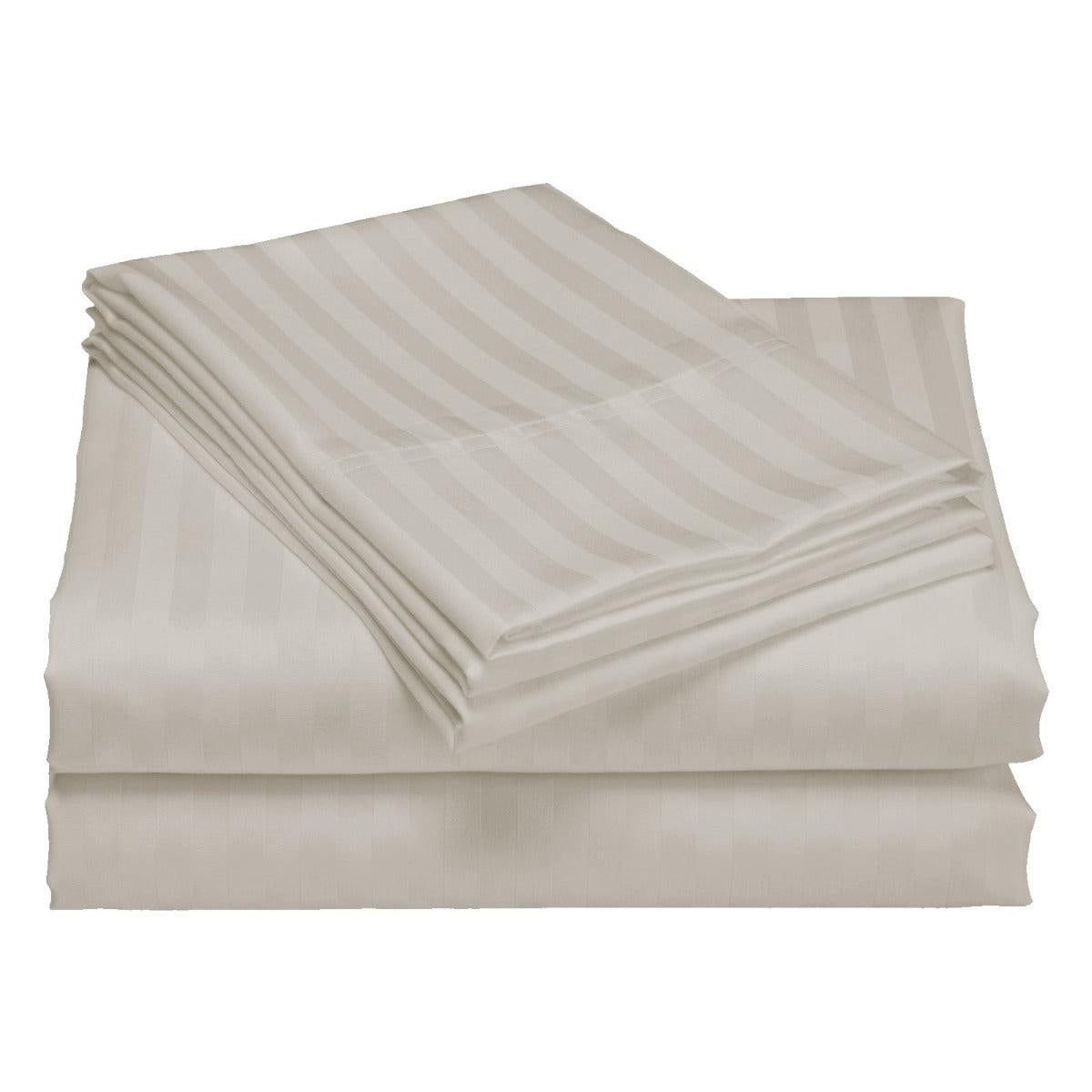 Royal Comfort 1200TC Quilt Cover Set Damask Cotton Blend Luxury Sateen Bedding King Silver Deals499