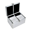 240 Discs Aluminium CD DVD Cases Bluray Lock Storage Box Organizer Free Inserts Deals499