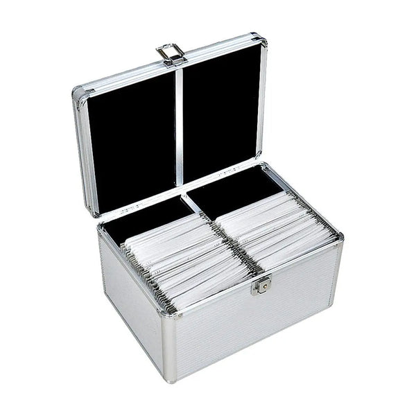 240 Discs Aluminium CD DVD Cases Bluray Lock Storage Box Organizer Free Inserts Deals499