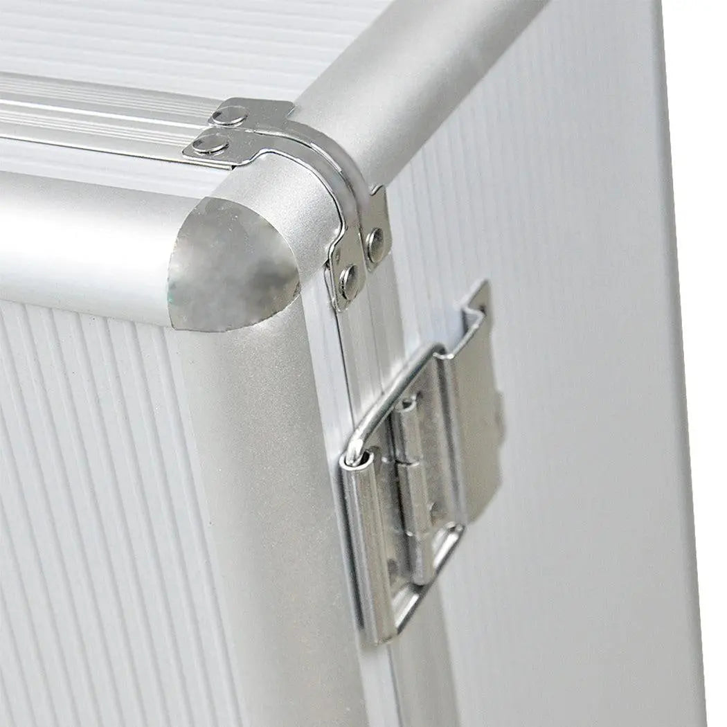 240 Discs Aluminium CD DVD Cases Bluray Lock Storage Box Organizer Free Inserts Deals499