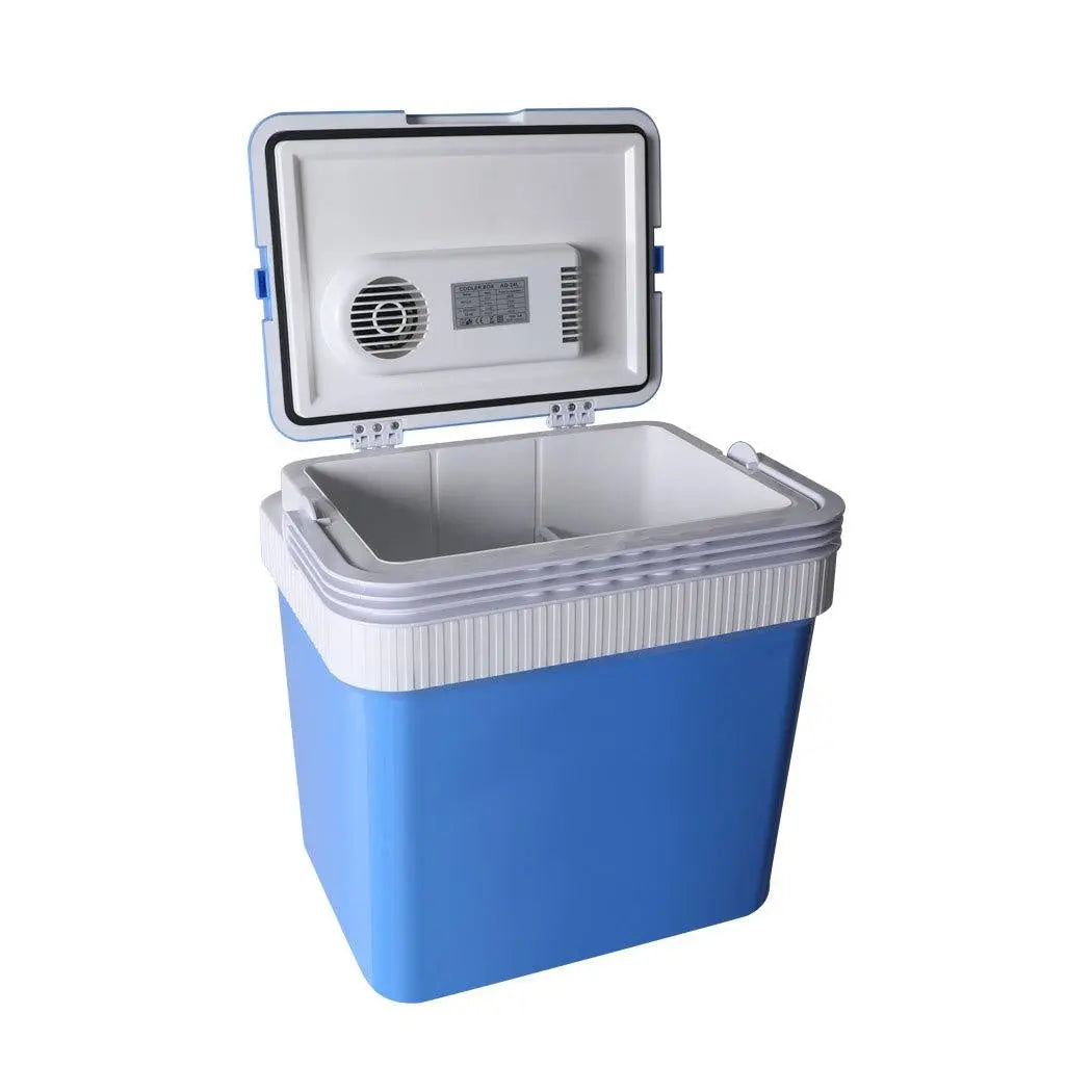 24L Cool Ice Insulated Box Cooler Cooling Heating Portabl Storage Camping Fridge Deals499