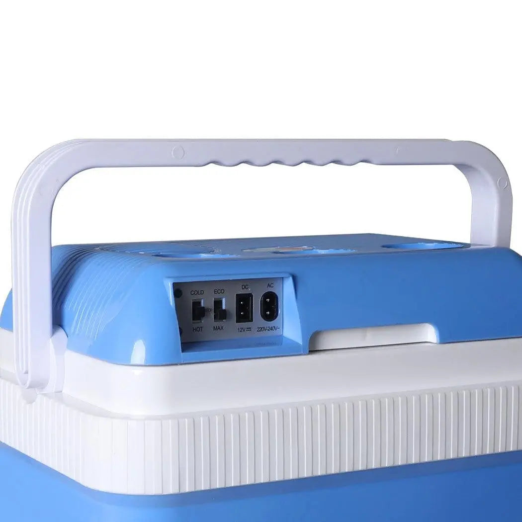 24L Cool Ice Insulated Box Cooler Cooling Heating Portabl Storage Camping Fridge Deals499