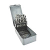 25Pcs HSS Drill Bit Set High Speed Steel Metric Metal Case 1mm - 13mm Coated New Deals499