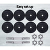 25kg Dumbbells Dumbbell Set Weight Plates Home Gym Fitness Exercise Deals499