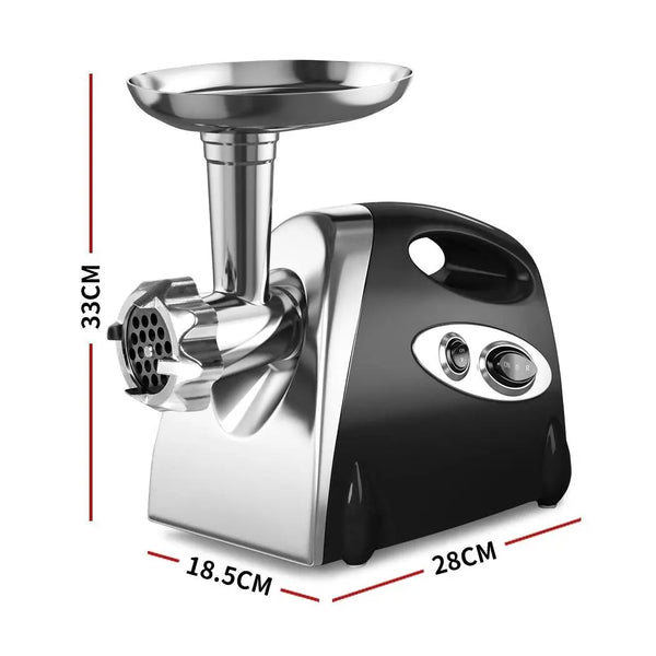 2800W Electric Meat Grinder Mincer Sausage Filler Kibbe Maker Stuffer Kitchen Black Deals499
