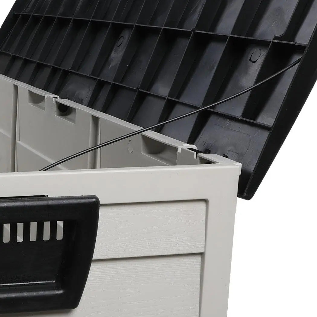 290L Outdoor Storage Box Garden Lockable Toys Tools Container Waterproof Indoor Deals499