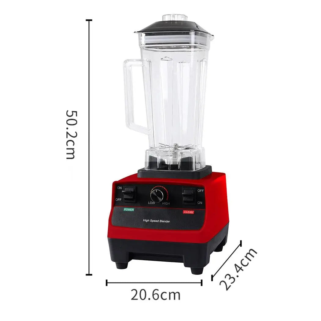 2L Commercial Blender Mixer Food Processor Juicer Smoothie Ice Crush Maker Red Deals499