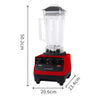 2L Commercial Blender Mixer Food Processor Juicer Smoothie Ice Crush Maker Red Deals499
