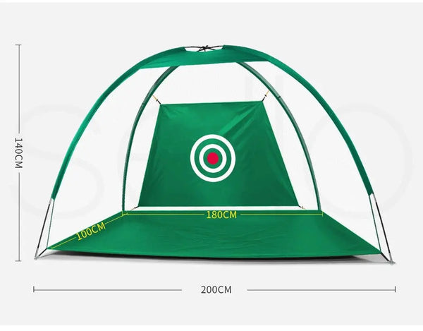 2M Golf Practice Net Hitting Nets Driving Netting Chipping Cage Training Aid Green Deals499
