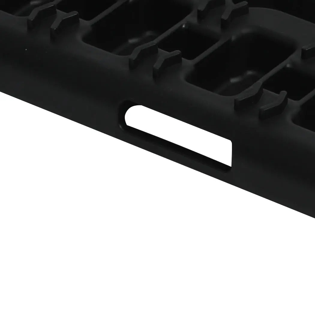 2PK Recovery Tracks 10T Sand Tracks Mud Snow Grass Accessory 4WD In Black Colour Deals499