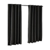 2X Blockout Curtains Blackout Curtain Bedroom Window Eyelet Black 300CM x 230CM Deals499