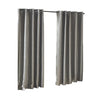 2X Blockout Curtains Blackout Curtain Bedroom Window Eyelet Grey 180CM x 213CM Deals499