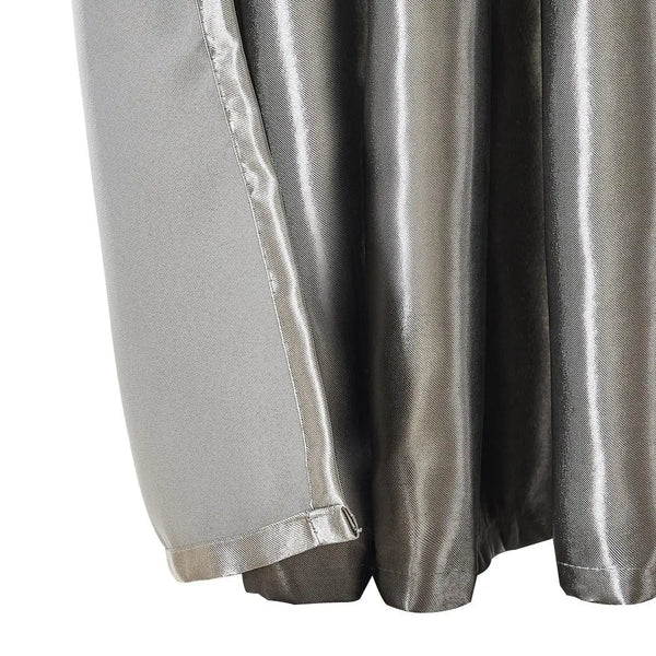 2X Blockout Curtains Blackout Curtain Bedroom Window Eyelet Grey 180CM x 213CM Deals499