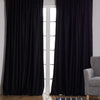 2X Blockout Curtains Curtain Blackout Bedroom 132cm x 213cm Black Deals499
