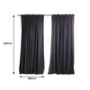 2X Blockout Curtains Curtain Blackout Bedroom 180cm x 230cm Dark Grey Deals499