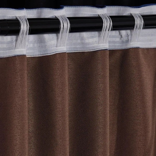 2X Blockout Curtains Curtain Blackout Bedroom 180cm x 230cm Stone Deals499